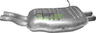 Koncový tlumič výfuku BMW E46 320i/325i, Polmo 03.20 A, OE 18107504171 18107504173 18107516921 18107521045