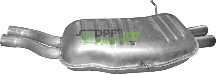 Koncový tlumič výfuku BMW E46 320i/325i, Polmo 03.20 A, OE 18107504171 18107504173 18107516921 18107521045