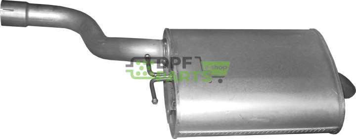 Koncový tlumič výfuku BMW 520i/523i/525i/528i/530i, Polmo 03.32 A, OE 18107500905