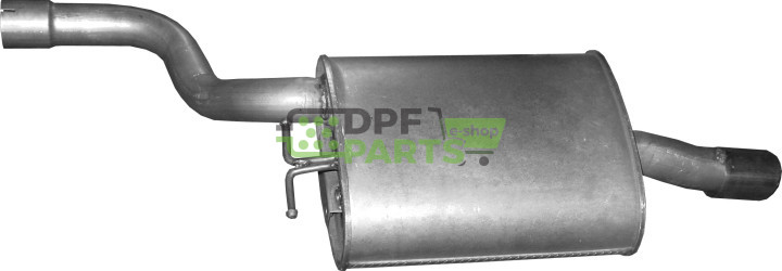 Koncový tlumič výfuku BMW 520i/523i/525i/528i/530i, Polmo 03.35 A, OE 18101440361