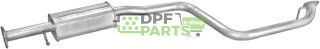 Střední tlumič výfuku Daewoo Leganza 2.0 97-02, Polmo 05.21 A, OE 96181351 96310920
