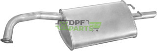 Koncový tlumič výfuku Daewoo Leganza 2.0 97-02, Polmo 05.22 A, OE 96181353