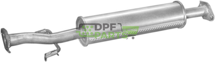 Střední tlumič výfuku Daewoo Matiz 0.8 09/00-, Polmo 05.28 A, OE 96564099
