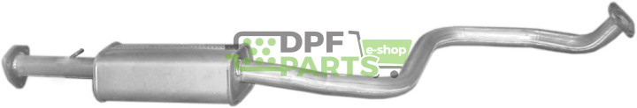 Střední tlumič výfuku Daewoo/Chevrolet Tacuma 1.6i, 1.8i, 2.0i 16V 00-12/05, Polmo 05.34 A, OE 96264044
