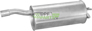 Koncový tlumič výfuku Fiat Doblo 1.6i/1.9 Diesel 09/00 -05, Polmo 07.414 A, OE 51 723 622