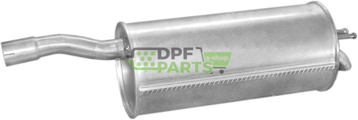 Koncový tlumič výfuku Fiat Doblo 1.6i/1.9 Diesel 09/00 -05, Polmo 07.414 A, OE 51 723 622