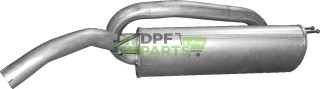 Koncový tlumič výfuku Fiat Bravo II T-Jet 1.4 16V 09/07-, Polmo 07.418 A, OE 51816909