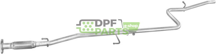 trubka středová Fiat Doblo 1.2 09/00-, Polmo 07.431 A, OE 46 835 317