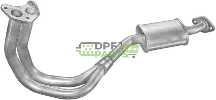 Počáteční tlumič výfuku Ford Escort 1.3  90-92/Orion 90-93, Polmo 08.354 A, OE 5028987 6134840 6493591 6812205 6821347 7134840