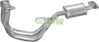 Počáteční tlumič výfuku Ford Escort 1.4  90-92/Orion 90-92, Polmo 08.355 A, OE 5028993 5028994 6504751 6821345