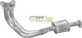 Počáteční tlumič výfuku Ford Fiesta 83-89 1.0/1.1, Polmo 08.360 A, OE 5023922 6166842