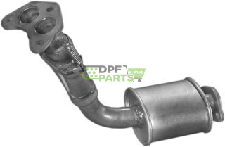 Počáteční tlumič výfuku Ford Fiesta1.6D  84-89, Polmo 08.362 A, OE 6142852 6146502 6166841