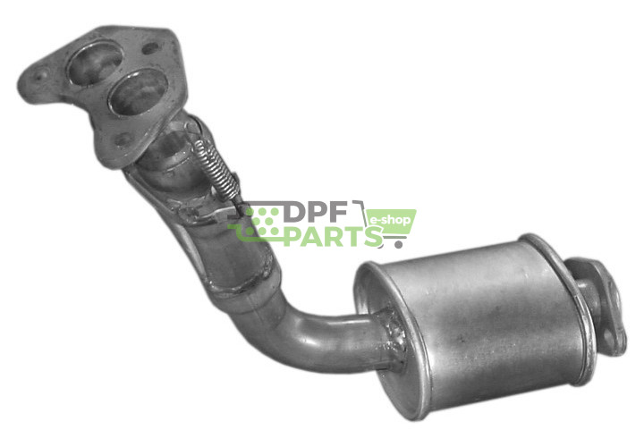 Počáteční tlumič výfuku Ford Fiesta1.6D  84-89, Polmo 08.362 A, OE 6142852 6146502 6166841