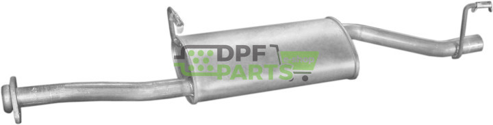Střední tlumič výfuku Ford Transit 91-94 2.0 80-120/130-190A/100L, Polmo 08.369 A, OE 1019672 6646729 6808684