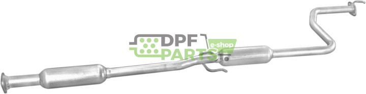 Střední tlumič výfuku Honda Civic 87-91 1.3/1.4 3/4D, Polmo 09.48 A, OE 18220-SH3-G03 18220-SH3-G04