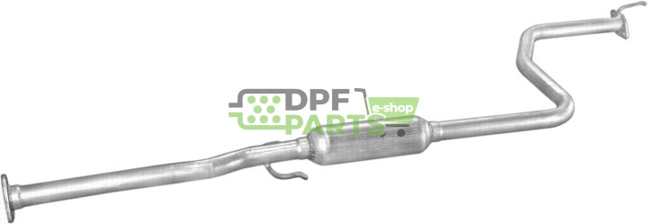 Střední tlumič výfuku Honda Civic 92-93 1.3 16V, Polmo 09.50 A, OE 18220-SR3-A21 18220-SR3-A22