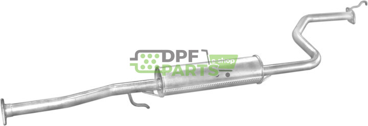 Střední tlumič výfuku Honda Civic 95-98 1.4i 16V/1.6i 16V 5D kat, Polmo 09.57 A, OE 182-20ST3-E60 182-20ST3-G60 GEX-33611 WCE-10