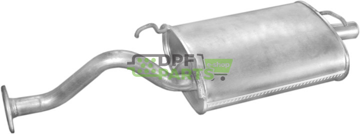 Koncový tlumič výfuku Honda Civic 95- 1.5i VTEC 5D kat, Polmo 09.58 A, OE 18030-ST3-E40 18030-ST3-E60 18307-ST3-E40