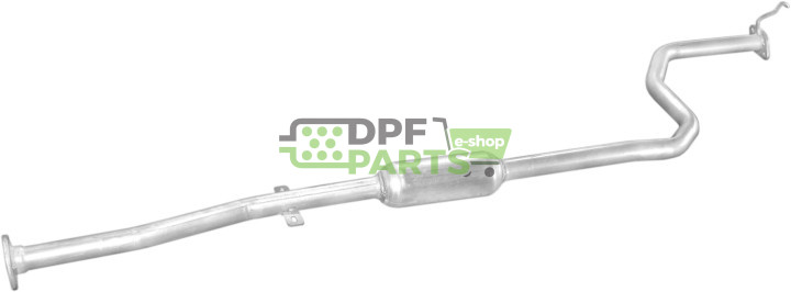 Střední tlumič výfuku Honda Civic 92-93 1.5i kat, Polmo 09.65 A, OE 18220-SR4-A22 18220-SR4-A24