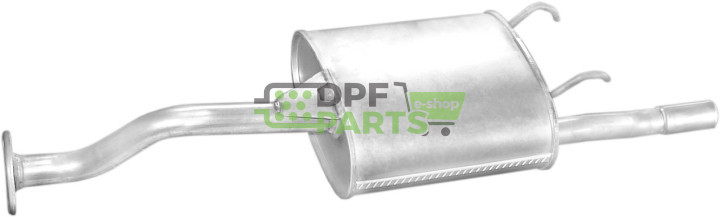 Koncový tlumič výfuku Honda Civic 92-01, Polmo 09.66 A, OE 18030-S04-E40 18030-SR4-A20 18031-SR4-505 18307-SR4-A21