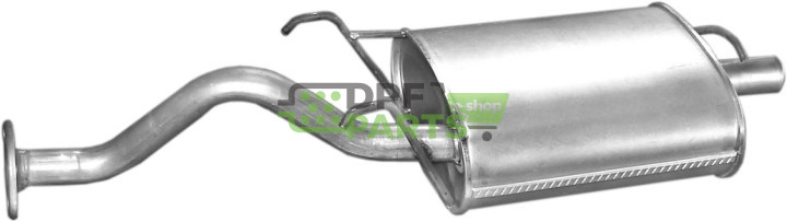Koncový tlumič výfuku Honda Concerto 89-95 1.5i kat, Polmo 09.96 A, OE 18307-SK3-G41