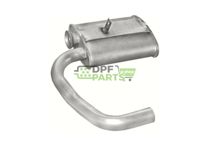 Střední tlumič výfuku MERCEDES 207D-410D 89-91, 13.10 A, 601 490 27 01