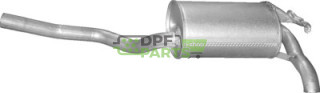 Koncový tlumič výfuku MERCEDES 190 2.0 Diesel 83-07/93, 13.14 A, 201 490 11 01
