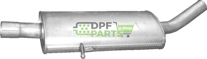 Střední tlumič výfuku Mercedes A160/A180 - W169 2.0 CDi Turbo Diesel 09/04-, Polmo 13.23 A, OE 169 490 00 22