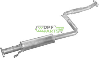 Střední tlumič výfuku Mitsubishi Galant 90-92 2.0GTi 16V, Polmo 14.56 A, OE MB687066