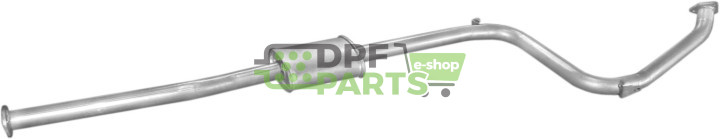 Střední tlumič výfuku Mitsubishi Lancer 92-96 2.0D kombi, Polmo 14.80 A, OE MB838125