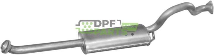 Koncový tlumič výfuku Mitsubishi Pajero 2.5 TD 90-96  3.0 -12V 90-94 LWB, Polmo 14.89 A, OE MB 651689 MB 651691 MR 160317