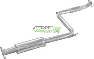 Střední tlumič výfuku Mitsubishi Sigma 3,0i sedan 91-97, Polmo 14.97 A, OE MB 890675