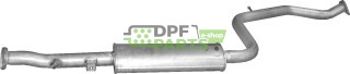 Střední tlumič výfuku Mitsubishi Space Star 1.8 GDi 06/00-08/02, Polmo 14.103 A, OE MR517058