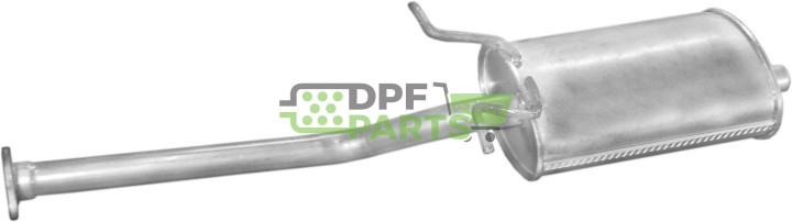 Koncový tlumič výfuku Mitsubishi L300 1.6 86-96/ 2.5D 86-96, Polmo 14.121 A, OE MB376766