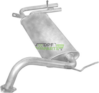 Koncový tlumič výfuku Mitsubishi Colt 88-92 1.6GTi    1.8GTi, Polmo 14.128 A, OE MB687511