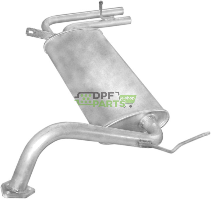 Koncový tlumič výfuku Mitsubishi Colt 88-92 1.6GTi    1.8GTi, Polmo 14.128 A, OE MB687511