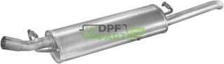 Koncový tlumič výfuku Opel Vectra A 1.4-1.8 SDN kat  88-95, Polmo 17.37 A, OE 852287 852882 852965 90280233 90349966 90398992 90