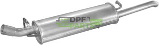Koncový tlumič výfuku Opel Vectra A 1.8-2.0i SDN kat  88-95, Polmo 17.39 A, OE 852355 852883 90280256 90349967 90399169
