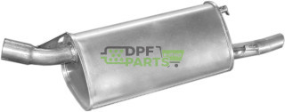 Koncový tlumič výfuku Opel Corsa B 1.2/1.5D/TD kat  93-, Polmo 17.42 A, OE 5852960 5852984 852968 90466261 90531323