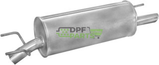 Koncový tlumič výfuku Opel Omega B 2.0i X20SE 8V SDN kat  94-, Polmo 17.47 A, OE 5852847 5852849 5852928 5852929 90466784 905315