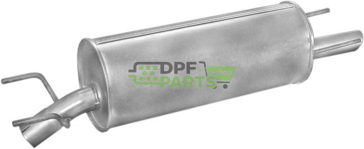 Koncový tlumič výfuku Opel Omega B 2.0i X20SE 8V SDN kat  94-, Polmo 17.47 A, OE 5852847 5852849 5852928 5852929 90466784 905315