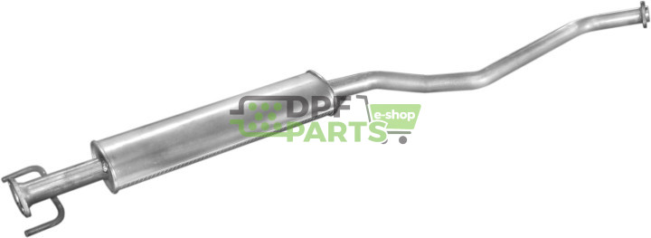 Střední tlumič výfuku Opel Vectra 1.8-2.0i ECOTEC-4  95-, Polmo 17.50 A, OE 5852882 90528156