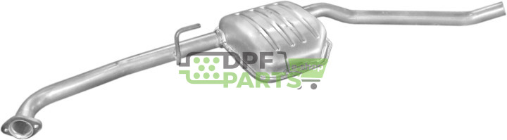 Střední tlumič výfuku Opel Omega 2.0i X20SE 8V kombi kat  94-, Polmo 17.52 A, OE 5852835 852158 90467206 90528006
