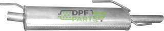 Koncový tlumič výfuku Opel Astra F 1.4i 96-98 hatchback/Cabrio, Polmo 17.58 A, OE 5852030
