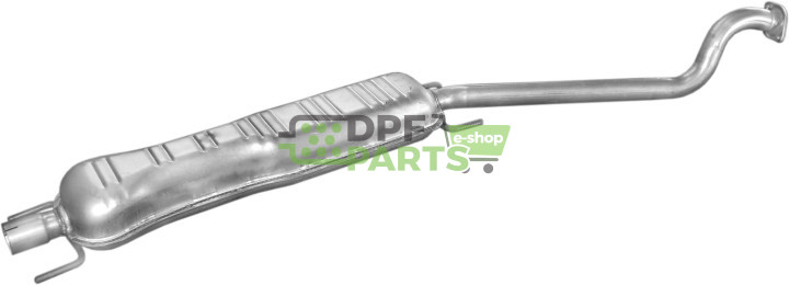 Střední tlumič výfuku Opel Astra G 2.0 Di TD  2,0 DTi TD 04/98 - 09/04, Polmo 17.561 A, OE 58 52 110