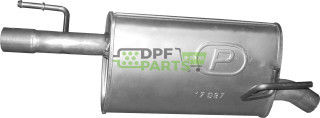 Koncový tlumič výfuku Opel Meriva A 07/04-05/10, Polmo 17.587 A, OE 5852445