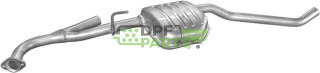 Střední tlumič výfuku Opel Omega B 2.2i levý sedan  09/00-07/03, Polmo 17.591 A, OE 852250