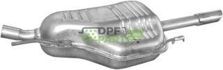 Koncový tlumič výfuku Opel Astra G  1.6i -16V sedan  09/03 -09/04, Polmo 17.598 A, OE 58 52 432