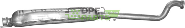 Střední tlumič výfuku Opel Astra 2.0i-16V Turbo hatchback , kombi , coupe 00-04, Polmo 17.608 A, OE 852553
