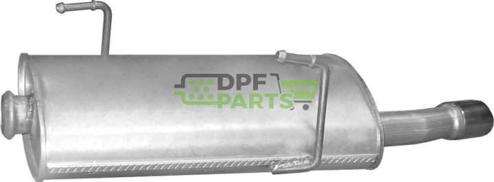 Koncový tlumič výfuku Peugeot 206 2.0i-16V 99-07 , 206 CC 2.0i-16V 00-07, Polmo 19.507 A, OE 1726CC 1726VS